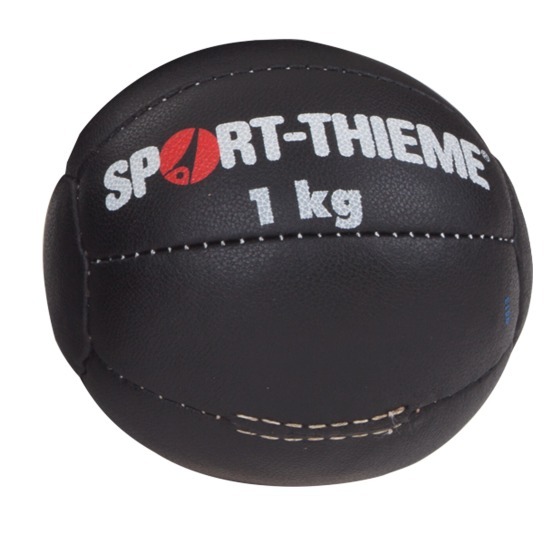 Sport-Thieme® Medizinball "Schwarz", 1,0 kg, Durchm. 18 cm
