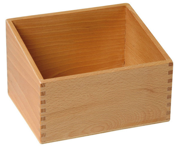 Holzbox für 30 Fühl- und Tastplatten