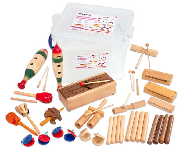 Holzklang-Gruppenset mit 25 Instrumenten